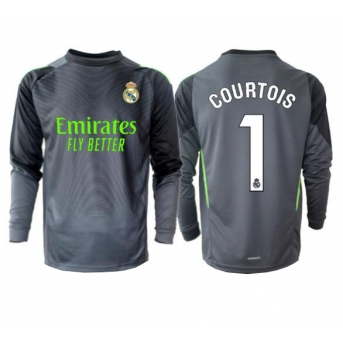Billige Fotballdrakt Real Madrid Thibaut Courtois #1 Keeper Replika Tredjedrakt 2025-26 Langermet
